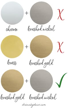 the different types of metallic paint