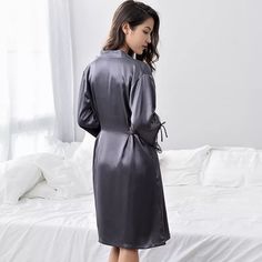 NEW Sexy Womens Silk Satin Pajamas Set Sleepwear&Robes Nightdress Nightgown#P219 | eBay Satin Long Sleeve Nightgown For Loungewear, Satin Long Sleeve Nightgown For Sleepover, Long Sleeve Satin Nightgown For Sleepovers, Long-sleeve Satin Nightgown For Sleepovers, Long Sleeve Satin Sleepwear For Night, Satin Long Sleeve Sleepwear For Night, Long Sleeve Satin Dress For Loungewear, Satin Long Sleeve Sleep Dress, Long Sleeve Satin Sleep Dress