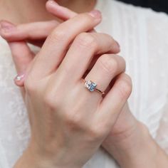 Tu Et Moi Aquamarine Moissanite Ring, Tu Et Moi Ring, Aquamarine Engagement, Two Stone Ring,march Birthstone Ring,aquamarine Engagement Ring - Etsy Anniversary Three Stone Aquamarine Jewelry, Three Stone Aquamarine Jewelry For Anniversary, Aquamarine Three Stone Jewelry For Anniversary, Aquamarine Three-stone Wedding Rings, Aquamarine Three-stone Anniversary Rings, Three Stone Aquamarine Rings For Anniversary, Aquamarine Three Stone Wedding Rings, Anniversary Three Stone Aquamarine Rings, Wedding Topaz Ring With Baguette Cut