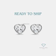 Heart Cut Lab Diamond Stud Earrings /0.5CTW-4CTW Heart cut lab Grown Diamond Earrings/14K White Gold Bezel Earrings / Ready To Ship ▶ GEMSTONE DETAILS: ▷ Cut Type: Heart Cut ▷ Carat weight Options:  0.5 CTW To 4 CTW ▷ Color Grade: FG ▷ Clarity: VS ▷ Closure: Screwback / pushback ▷ Cut Grade: Excellent/Ideal ▷ Polish: Excellent ▷ Symmetry: Excellent ▷ Hardness: 10/10 ▷ Type: Lab-Grown Diamond (TYPE 2A/CVD) ▷ Certification: IGI/GIA ▷ Metal: 14K Solid White Gold ▷ SKU No: ES1108MM ▷ Setting Type: B White Heart Cut Earrings With Vvs Clarity, White Vvs Clarity Heart Cut Earrings, Heart Cut White Diamond Earrings For Anniversary, White Diamond Heart-cut Earrings, Classic White Gold Heart Earrings With Diamond Cut, Classic Heart Earrings With Prong Setting For Anniversary, Classic White Heart-cut Diamond Earrings, Classic White Gold Diamond Cut Heart Earrings, White Diamond Heart Cut Earrings