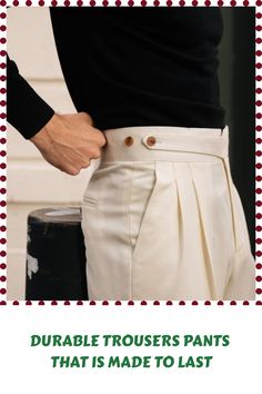 [CommissionsEarned] 57 Hot Trouser Pants Outfits Guides You Will Love 2023 #trouserpantsoutfits How To Make Buttons, Dress Pants, Custom Made