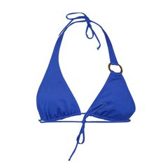 Women Triangle Cup, Halter Bikini Top Featuring Gold Ring Accents. No Padding. Measurement: Small Bust 28” 80% Nylon 20% Spandex Matching Bottoms Found In My Closet. Blue Triangle Halter Top For Summer, Blue Seamless Halter Top For Beach, Blue Triangle Halter Top For Poolside, Blue Triangle Top Halter For Poolside, Blue Triangle Halter Top For Beach, Blue Triangle Halter Top For Beach Party, Blue Triangle Halter Swim Top, Blue Triangle Halter Top For Swimming, Blue Triangle Top Halter For Swimming