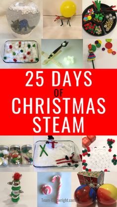 25 days of christmas steam activities and crafts for kids to do with the holiday season