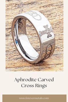 #AphroditeCarvedCrossRings #HandcraftedJewelry #UniqueJewels Aphrodite, Handcrafted Jewelry, Jesus, Carving, Beauty