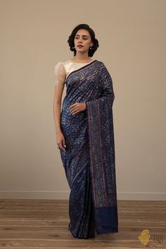 Shambhavi - Beautiful, pure and enrapturing like a tender moonlit night. A Banarasi treasure and a family heirloom. Only the purest silver threads woven in the finest style onto resplendent silk! This is an exquisite Real Zari saree. Katan Silk Saree, Moonlit Night