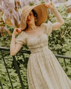 Alice 19 | Garden Floral linen dress – Linennaive