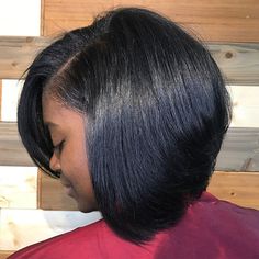 Short Silk Press, Healthy Hairstyles, Brazilian Straight Human Hair, Straight Hair Bundles, Silk Press