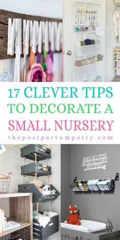 the top ten tips to decorate a small nursery