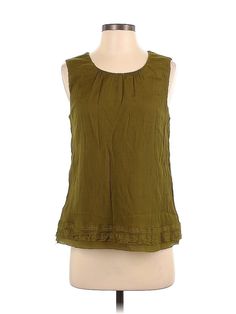 Coldwater Creek Sleeveless Blouse Size: Small Tops - used. 60% RAYON, 40% POLYESTER | Coldwater Creek Sleeveless Blouse: Green Tops - Size Small Green Sleeveless Blouse For Vacation, Green Sleeveless Top For Daywear, Sleeveless Green Top For Daywear, Green Sleeveless Blouse, Green Tops, Coldwater Creek, Small Tops, Sleeveless Blouse, Sleeveless Top