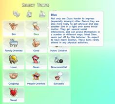 an interactive game showing the different types of objects in each language, including hands and fingers