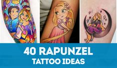 Huge list of ideas for Rapunzel tattoo designs. Get inspired! This famous princess has become a popular tattoo theme for Disney fans. Small Rapunzel Tattoo, Rapenzul Tattoo, Tattoo Ideas Rapunzel, Rapunzel Tattoo Lanterns, Rapunzel Themed Tattoos, Rapunzel Tattoos, Tangled Inspired Tattoo, Rapunzel Tattoo Ideas, Disney Tangled Tattoo