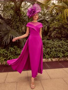 Veni Infantino 992319 - Magenta-Mother of the bride- mother of the groom -Nicola Ross Veni Infantino, Wedding Outfits For Groom, Bride And Groom Outfits, Pearl Dress, Bride Groom Dress, Groom Outfit, Groom Dress, Mid Length Dresses, Bride Dresses