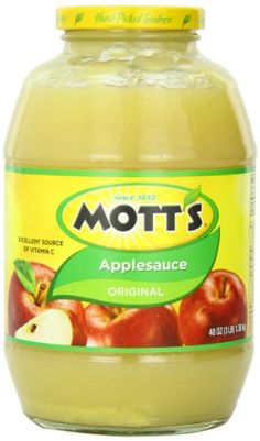 mott's apple sauce is shown in this image