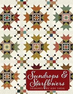 the cover of sundrops and starflowers designed by kim deli,