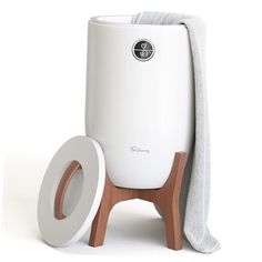 Return Policy Fast Delivery Trusted seller Fontaines Luxury Towel Warmer for Bathroom, Spa - Large Heated Towel Warmer Bucket, Wood Handle, Safe Auto Shut Off, Fits Up to Two Large 40x70 Oversized Towels or Robes - White Product Description EXTRA-LARGE CAPACITY: Our ultra-large bucket warmer is perfect for your bathroom or spa. Heat up to three 40 x 70" oversized bath towels, bathrobes, blankets, pjs, clothing, and more. For use with cotton material. Avoid use with chemical fibers, or any materials that are not heat-resistant. Do not use to dry very damp or wet towels. HEATS RAPIDLY: Fontaine's bath towel warmer heats quickly to a comfortable, cozy temperature. The built-in timer keeps your towels warm for 15, 30, 45 or 60 minutes, before it shuts off automatically for safety. Timer defaul Towel Warmer Bathroom, Robes White, Heated Towel Warmer, Christmas Presents For Moms, Warm Bathroom, Spa Jacuzzi, Spa Time, Best Christmas Presents, Wet Towel