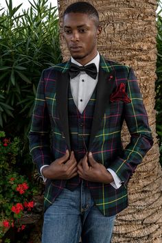 #partyblazer #tartan #mensfashion Dandy Style, Pique Shirt, Mens Accessories Fashion