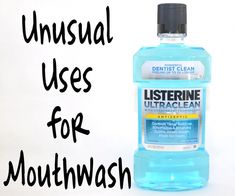 14+ Unusual Uses for Mouthwash: You probably have a bottle of mouthwash sitting around, but did you know you can use it for more than just oral care? Its antiseptic and antifungal properties make it helpful for a handful of things you do every day. When you're in a pinch and are m… Wisdom Tooth Pain Relief, Wisdom Teeth Pain Relief, Wisdom Teeth Pain, Tooth Pain Relief, Homemade Mouthwash, Wisdom Tooth, Heal Cavities, Emergency Dentist, Teeth Whitening Strips