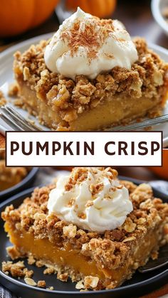 Pumpkin Crisp Thanksgiving Crisp Dessert, Pumpkin Crisp Recipe Healthy, Healthy Pumpkin Pie Crisp, Pumpkin Pecan Crisp Recipe, Best Pumpkin Desserts Thanksgiving, Pumpkin Pie Ideas Thanksgiving Desserts, Pumpkin Crisp Yellow Cake, Pumpkin Pecan Crisp, Pumpkin Crumble Dessert