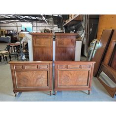 four pieces of furniture sitting on top of a floor