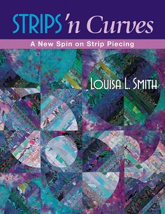 the cover of strips'n curves by louis l smith, with an abstract design