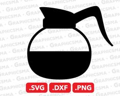 the svg dxf png is shown with an image of a pitcher