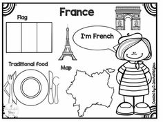 the french language worksheet with pictures and words for children to learn in their homes