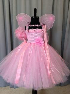 Pink Fairy Princess Costume Tutu Dress up Set Fairy | Etsy Princess Birthday Dress, Fairy Costume For Girl, Fairy Princess Birthday, Fairy Princess Costume, Costume Tutu, Princess Wands, Tulle Tutu Dress, Pink Tutu Dress, Vestidos Color Rosa