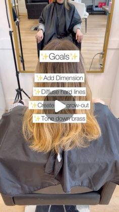 TAYLOR DELLATORRE | HAIR VIDEOS | BLONDES on Instagram: "Put my thing down, flip it and REVERSE it 

✨I did my signature “V” section foilayage technique using NO lighter, JUST color! 
✨Lowlight @alfaparfusa ColorWear Cream 6- Dark Natural Blonde
✨Toned with ColorWear Gloss 09.2 + Clear

#alfaparfusa #colorwearglosstoner #liquiddemi #alfaparfmilano @behindthechair_com #behindthechair 
#btcquickie @thebtcteam #thebtcteam @haleygable @caitlyn_cummings @chrissylan @marybehindthechair @kevin.givens @_shayalexis 

#haireducation #haireducator #modernsalon @beautylaunchpad #hairtutorial #hairvideos #blondeexpert #blondespecialist #howtodohair #blondefoils #babylights #hairinspo #hairideas #hairtransformation #foilayage #reversefoilayage" Full Head Blonde Foils On Dark Hair Before And After, Reverse Balayage On Blonde Hair, Diy Babylights At Home, Balayage Touch Up, Foilayage Blonde Hair, Add Lowlights To Blonde Hair, Foilayage Brunette, Kenra Color Formulas, Reverse Balayage Before And After