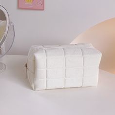 Place Of Origin : China (mainland) Item Width : 18cm Item Weight : 50g Item Length : 10cm Item Height : 10cm Shape : Pillow Pattern Type : Solid Closure Type : zipper Style : Casual Main Material : POLYESTER Brand Name : RPXBGUCKARHG Item Type : Cosmetic Cases CN : Hebei Size: (width) 17cm x (height) 10.5cm x (thickness) 10cm WHAT ABOUT REFUND?   Fast refund,100% Money Back Guarantee. If your product is defective or doesnt work properly, let us know and well send you a replacement one. We believe in our products so much that we offer a 30-day No-Hassle refund policy. If youre unhappy about your purchase, send us the product back and well refund your money immediately. Travel Makeup Brushes, Makeup Brush Bag, Cosmetic Bag Organization, Box Patterns, Pen Pouch, Women Cosmetics, Makeup Pouch, Earring Sale, Cute Plush