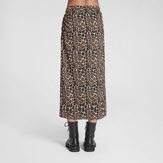 Elevate your wardrobe with this stylish leopard print ankle skirt. Crafted from soft knit fabric, it features gathering at both sides for a trendy detail. Perfect for casual outings or date nights, this fitted skirt pairs beautifully with a long sleeve knit top for a chic look. Wild Fable™: A look for every story. Leopard Print Stretch Pencil Skirt, Casual Leopard Print Skirt For Fall, Casual Leopard Print Midi Skirt Bottoms, Casual Leopard Print Midi Skirt, Casual Leopard Print Pencil Skirt, Fall Leopard Print Midi Skirt, Chic Leopard Print Pencil Skirt, Leopard Print Fitted Midi Skirt, Fitted Leopard Print Midi Skirt