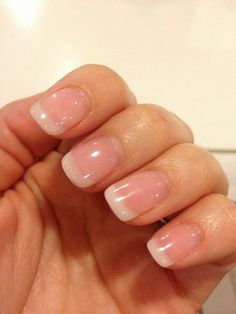 Sns Powder, Classic Manicure, Sns Nails Colors, Sns Nails, Manicure Nails, White French, French Tip Nails