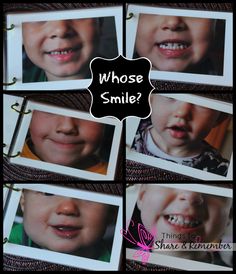 multiple pictures of smiling children with the words whose smile?