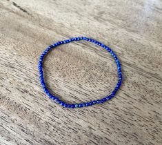 Wear this stunning bracelet alone or in a wrist stack! 2mm Round Smooth Lapis lazuli Stretchy string  Enjoy! Wrist Stack, Wrist Stacks, Lapis Lazuli Bracelet, Lapis Lazuli, Jewelry Bracelets, Etsy Accessories, Bathing Beauties, Handmade Items, Accessory Gift