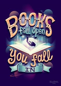 an open book with the words books fall open, you sell it's in