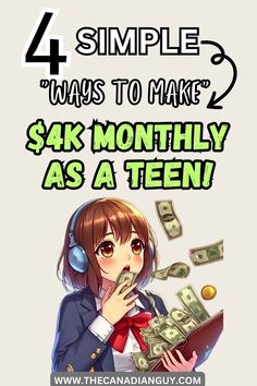 Make $4K monthly as a teen! 🌟💸 Simple ways to earn: explore online gigs, start a small business, offer services, and save smartly. Transform your skills into cash! 💼🚀 #TeenIncomeIdeas #SmartMoneyMoves