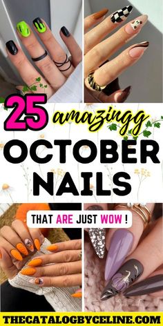 #trendynails ,#fallnails , #winternails, #beautifulnails ,#winternails ,halloweennails ,springnails ,#elegantnails christmasnails ,#trendingnails ,#nailideas ,#summernails  ,#papernails ,#pumpkinnails ,#goldnails Mystical Nails, Rainbow Tips, Fall Nails Colors, Spice Nails, Cinnamon Twist, Halloween Nail Art Ideas, Orange Nail, Baby Blue Nails, September Nails