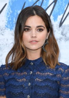 Neo Romantic, Chestnut Hair, Corte Bob, Jenna Louise Coleman, Brown Hair Balayage, Jenna Coleman, Haircut And Color, Hair Color And Cut, Favorite Hairstyles