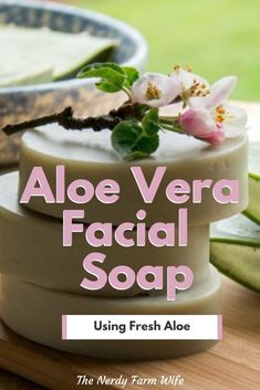 Facial Soap Recipe, Teen Facial, Aloe Vera Recipes, Make Your Own Soap, Diy Teen, Aloe Vera Soap, Facial Soap Bar, Aloe Vera Facial