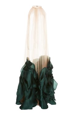 Cape Dress, Sheer Chiffon, Fashion Details, A Dress, Couture Fashion, Moda Operandi, Halter Neck, Fashion Collection