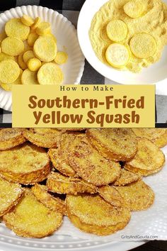 how to make southern - fried yellow squash is an easy and delicious side dish recipe