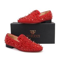 Velvet Slippers, Fabric Shoes, Chanel Espadrille, Casual Wedding, Prom Wedding, Red Crystals, Leather Items, Rivets, On Shoes