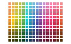 an image of a rainbow colored square pattern