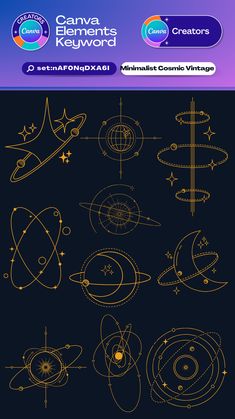 -cosmic-vintage-nAF0NqDXA6I|Cosmic vintage - vintage style digital illustration of a cosmic scene with planets, stars, galaxy and Vintage Canva Templates, Vintage Canva Elements, Free Cursive Fonts, Top Free Fonts, Ilmu Ekonomi, Modern Fonts Free, Free Handwritten Fonts, Free Calligraphy Fonts, Keyword Elements Canva