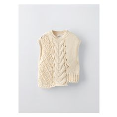 CABLE KNIT VEST