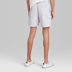 Woven cargo shorts in a solid hue. Made from a midweight, stretchy fabric and designed in a regular-rise cut. Feature regular side and back pockets as well as cargo pockets. Finished off with a full elastic waistband and a front drawstring. If you’re not satisfied with any Target Owned Brand item, return it within one year with a receipt for an exchange or a refund. Original Use™: Always the next evolution. Functional Athletic Shorts With Cargo Pockets, Functional Cargo Shorts With Cargo Pockets, Spring Outdoor Cargo Shorts With Multiple Pockets, Spring Cargo Shorts With Multiple Pockets For Outdoor, Functional Summer Cargo Shorts, Spring Cargo Shorts With Side Pockets For Outdoor Activities, Outdoor Cargo Shorts With Hip Pockets, Cargo Pocket Shorts For Outdoor Activities, Functional Short Cargo Pants With Side Pockets