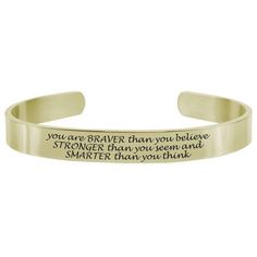 Pink Box You Are Braver 8MM Cuff, Women's, Gold Pink Box, Electronics Jewelry, Red Boots, Sweet Words, Jewelry Online Shopping, Online Jewelry, Womens Bracelets, Jewelry Shop, Brave