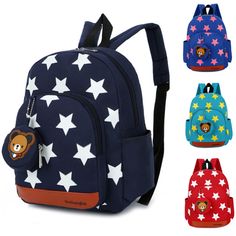 Unisex Backpacks for Toddlers and Kids – Pink & Blue Baby Shop Blue Portable Backpack For Back To School, Back To School Blue Backpack, Blue School Backpack For Back To School, Blue Standard Backpack For School Events, Educational Blue Backpack For Everyday Use, Blue Backpack For School Events, Blue Educational Backpack, Bear Fashion, Cheap School Bags