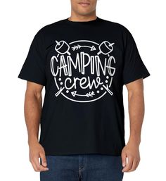 PRICES MAY VARY. This funny first time camping item for glamping with a retro graphic design is a perfect first time camping idea for kids, women and men. If the RV Pilot says Sorry For What I Said While Parking The Camper these are funny Motorhome vacations! These funny glamping accessories say Camping Crew and are funny campfire designs for RV camping. This funny RV camping design for glamping features a retro graphic design of trees, birds, arrows and the sun or moon. Lightweight, Classic fit Glamping Accessories, Group Camping, Camping Design, First Time Camping, Retro Graphic Design, Camping Items, Rv Camping, Matching Shirts, Campfire