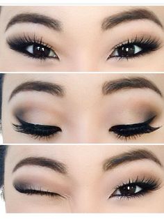 Prom and Pageant Makeup - Pageant Planet  The best makeup looks for your prom or pageant. #pageant #prom #makeup #prommakeup #pageantmakeup #eyeshadow #makeuplook Smokey Eyes Tutorial, Neutral Smokey Eye, Smokey Eye Makeup Steps, Eye Makeup Glitter, Black Smokey Eye Makeup, Gold Smokey Eye, Hazel Eye Makeup, Black Smokey Eye