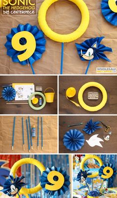 this is an image of how to make a paper flower centerpiece for your birthday party